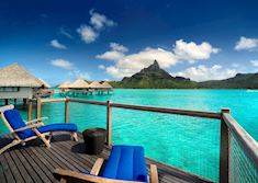 Premium overwater bungalow, Le Meridien, Bora Bora