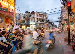 Vespas in Saigon