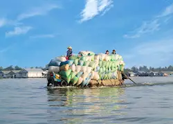 Off to market, Chau Doc, Vietnam