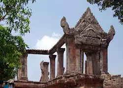 The first gate at Preah Vihear