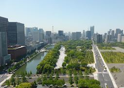 View from the Palace Hotel Tokyo