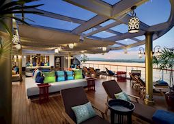 Sundeck on board the Sanctuary Ananda
