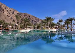 Salt water pool, Six Senses at Zighy Bay, Musandam
