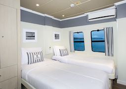 Twin cabin, Archipel I, Galapagos Islands