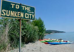 Sunken ruins kayaking adventure, Epidavros