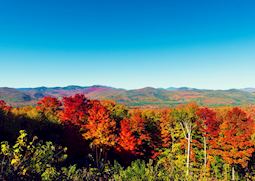 Fall foliage at Kancamagus Highway in New Hampshire