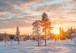 Saariselkä in Finnish Lapland