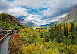 Landscape views from the Alaska Railroad