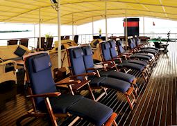 Sundeck on the RV Orient Pandaw