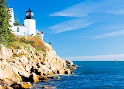 A New England lighthouse