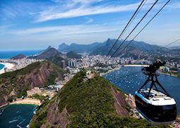The view from Sugarloaf Mountain, Rio de Janeiro