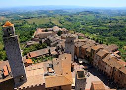 Views over San Gimignano