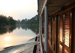 View from Ground Deck, RV River Kwai