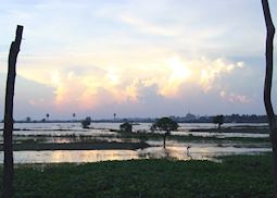 Monsoon sunset