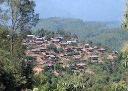 The Akha village of Ban Nam Yang