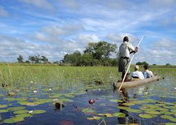 Mokoro in the Okavango Delta