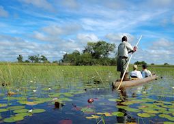 Mokoro excursion on the Delta