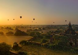 Balloons over Bagan
