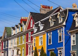 Clapboard houses, St John's