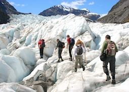 Walking in the glaciers, New Zealand