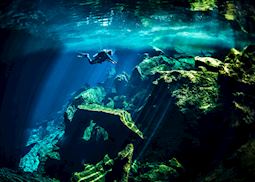 Cenotes in the Yucatan, Mexico