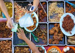 Street food, Kuching, Borneo