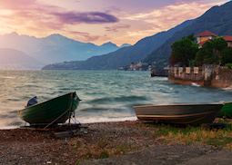Local fishing boats, Lake Como