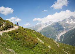 Chamonix hiking trail, France