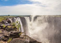 Victoria Falls at low water