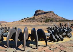 Zulu memorial at Islandlwana