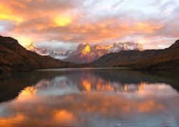 Sunrise in Torres del Paine National Park