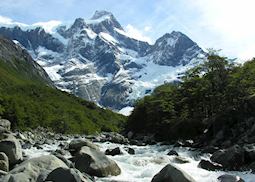 A view of  the French Valley from Camping Italiano
