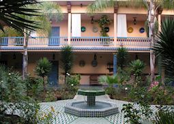 Courtyard at Villa Mandarine