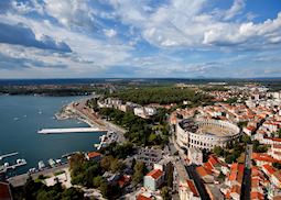 Pula waterfront, Istria