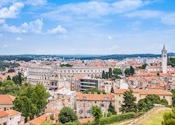 Panoramic of Pula, Istria