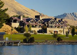 Lakefront View of Blanket Bay Lodge
