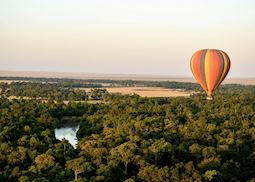 Hot Air Balloon over the Masai Mara