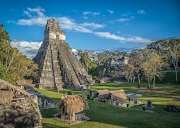 Mayan pyramid in Tikal