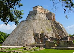 Pyramid of the Magician in Uxmal