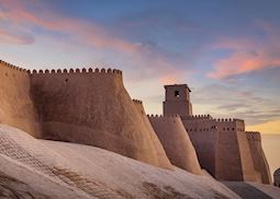Ancient city walls of Khiva