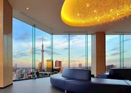 Lobby at The Gate Hotel Kaminarimon