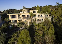 Aerial view of the Allegra House