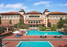 Pool area, Hyatt Regency, Kathmandu