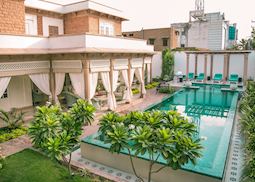 Swimming pool, The Rohet House