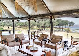 Lounge area, Anabezi Camp