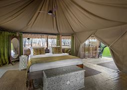 Guest room, Siwandu Camp