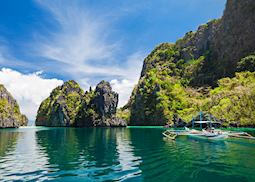 Filipino boat in El Nido