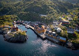 Aerial View, Nusfjord Arctic Resort