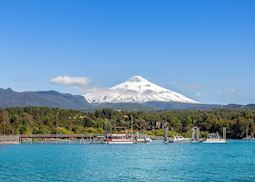 Pucón in the Northern Lake District, Chile