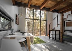 Mashk unit interior, Repere Boreal, Les Eboulements